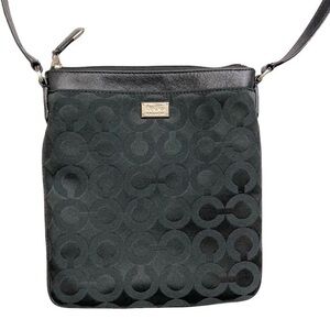 Coach op c black swingpack and crossbody bag